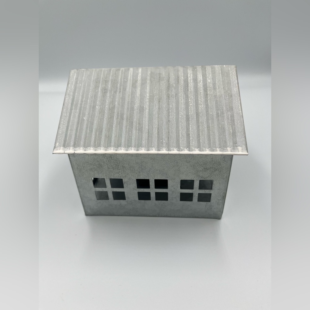 Set of Two - Galvanized Tin - Luminary - Holiday Houses - Target Wondershop - Picture 3 of 16